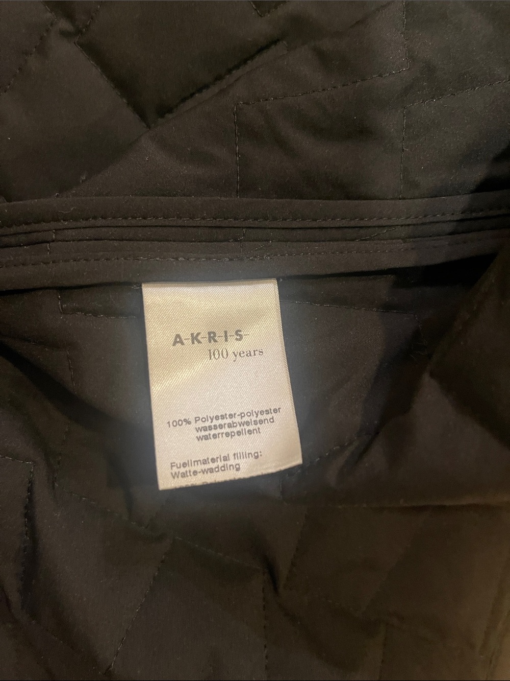 Akris Punto Black Quilted Long Puffer Under Coat - Picture 5 of 8
